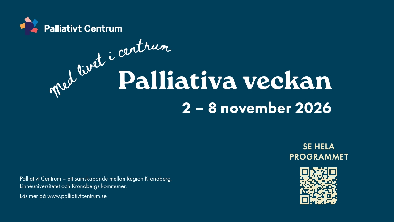 Palliativa veckan  går av stapeln vecka 45
